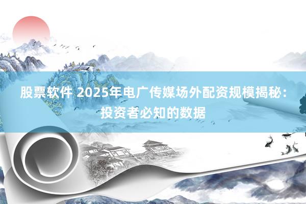股票软件 2025年电广传媒场外配资规模揭秘：投资者必知的数据