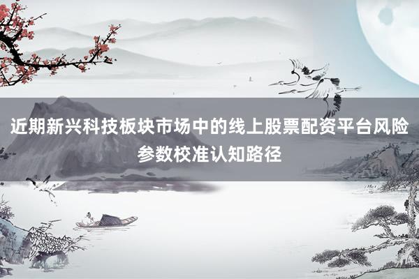 近期新兴科技板块市场中的线上股票配资平台风险参数校准认知路径